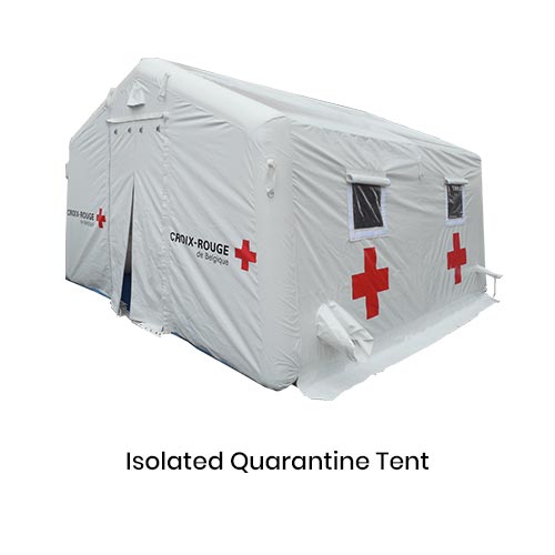 Isolated quarantine tent 