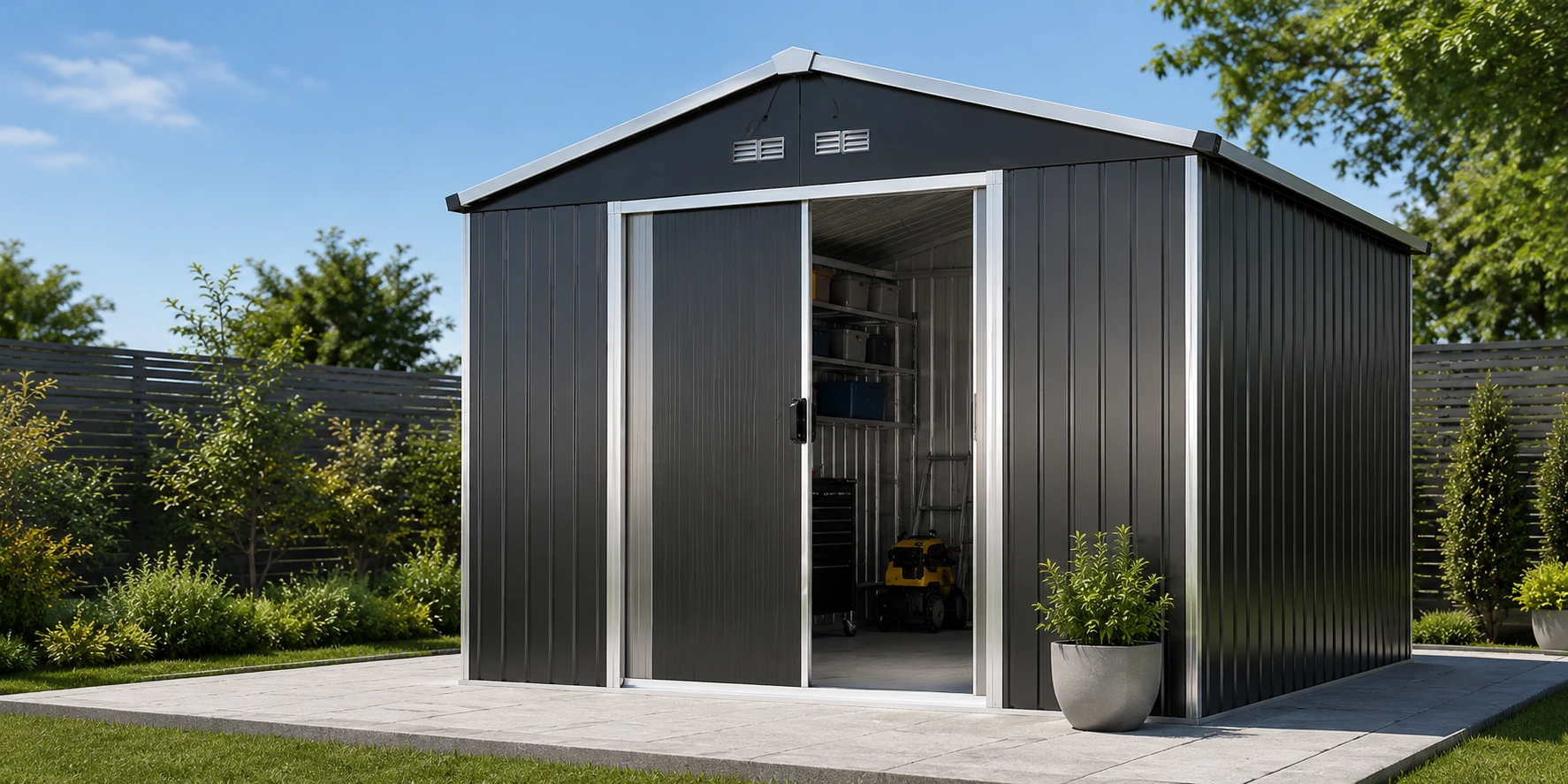 Aluminium German Shed